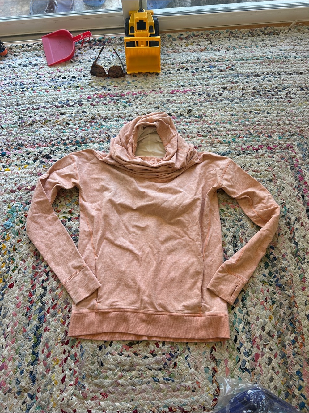 Women’s lululemon Soft coral Cowl Neck Sweater